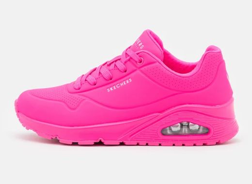 Sneakers Skechers 73667 piel vegana fucsia