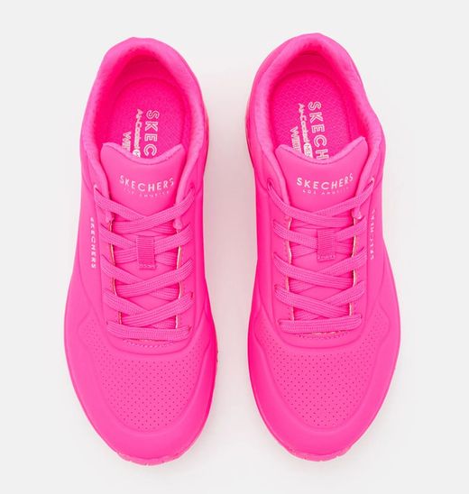 Sneakers Skechers 73667 piel vegana fucsia