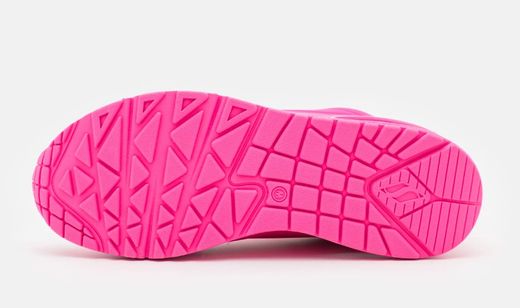 Sneakers Skechers 73667 piel vegana fucsia