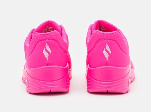Sneakers Skechers 73667 piel vegana fucsia