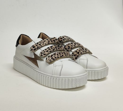 Sneakers Vw 2229 piel blanco
