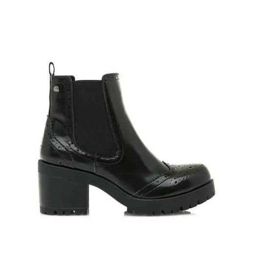 Botines Mustang 58630 piel negro