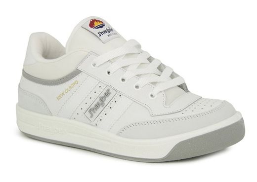 Zapatilla blanco cordones J'Hayber.