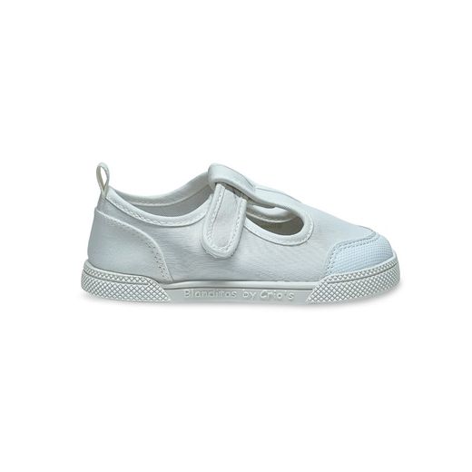 Zapatos Blanditos GINDA textil blanco