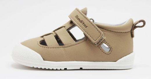 Zapatos Blanditos MAR piel beig