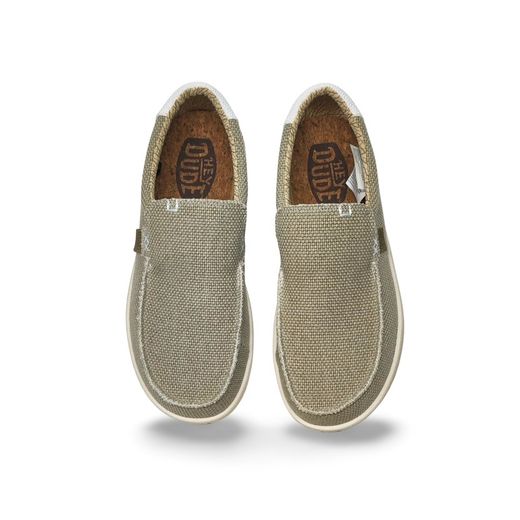 Zapatos Dude MIKKA BRAIDED textil blanco