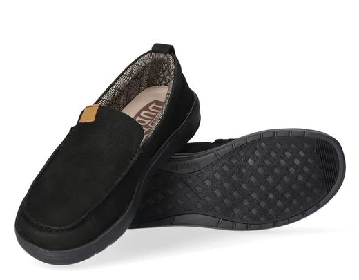 Zapatos Dude MOC WALLY piel vegana negro