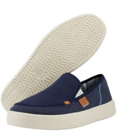Zapatos Dude SUNAPEE textil marino