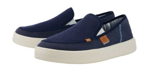 Zapatos Dude SUNAPEE textil marino