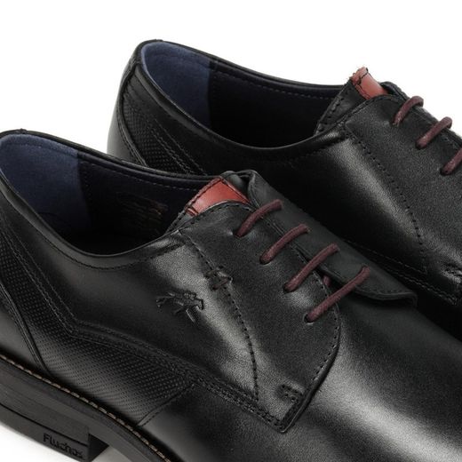 Zapatos Fluchos 1626 piel negro