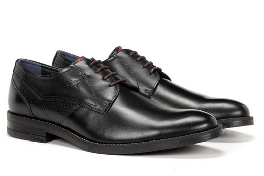Zapatos Fluchos 1626 piel negro