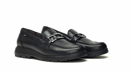 Zapatos Fluchos 1794 piel negro