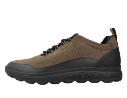 Zapatos Geox U35BYA piel vegana kaki