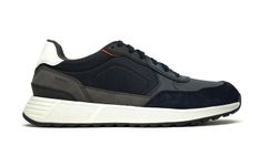 Zapatos Geox U45F1B textil marino
