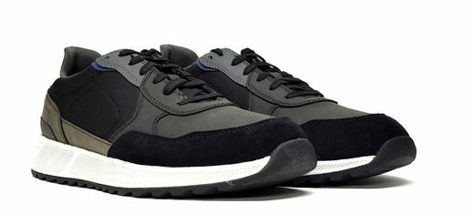 Zapatos Geox U45F1B textil negro