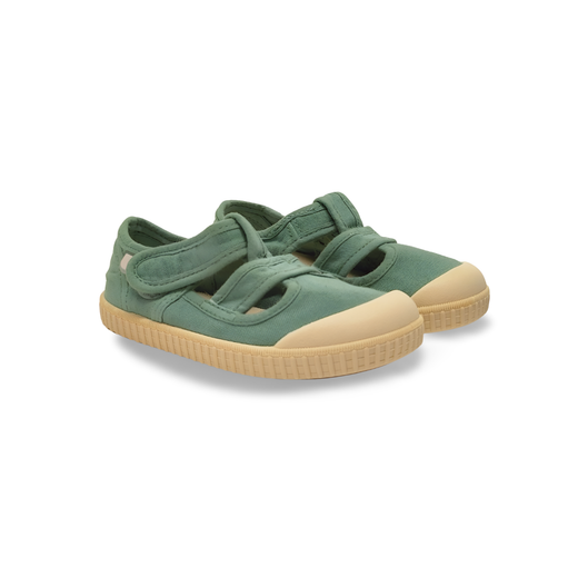 Zapatos Igor 10351 textil verde