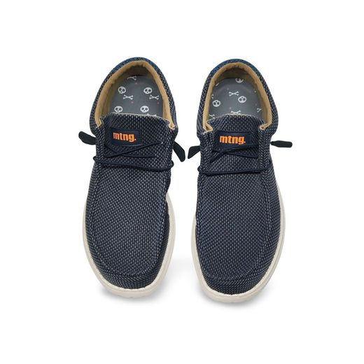 Zapatos Mustang 84774 textil marino