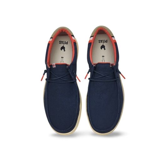 Zapatos Pitas CANA textil marino