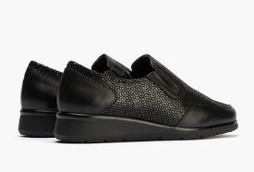 Zapatos Pitillos 10011 piel negro