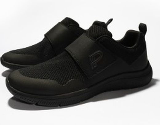 Zapatos Pitillos 1541 lonas negro