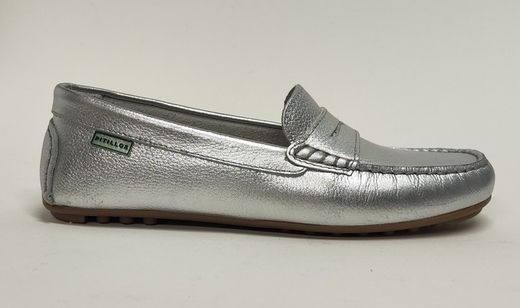 Zapatos Pitillos 3812 piel plateado