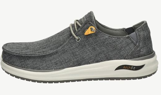 Zapatos Skechers 204797 textil gris