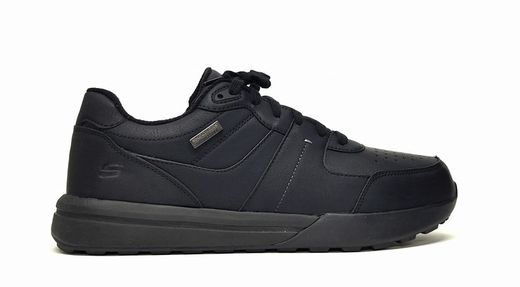 Zapatos Skechers 205236 piel vegana negro