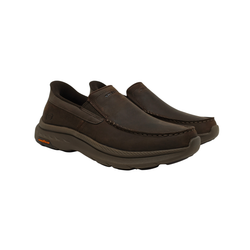 Zapatos Skechers 205334 piel vegana marrón