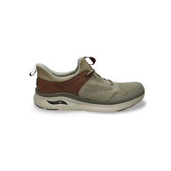 Zapatos Skechers 205340 piel taupe