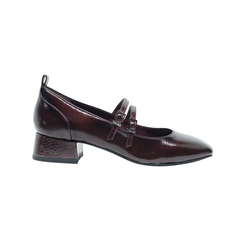 Zapatos Tamaris 22318 piel vegana burdeos