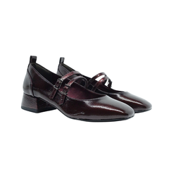 Zapatos Tamaris 22318 piel vegana burdeos