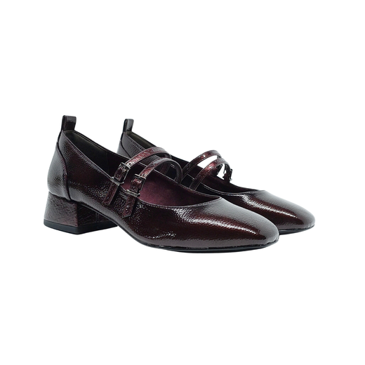 Zapatos Tamaris 22318 piel vegana burdeos