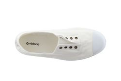 Zapatos Victoria 106623 lonas blanco