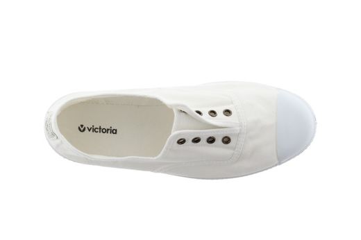 Zapatos Victoria 106623 lonas blanco