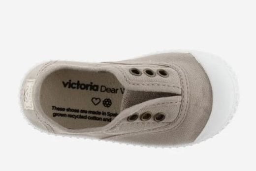 Zapatos Victoria 106627 textil beig
