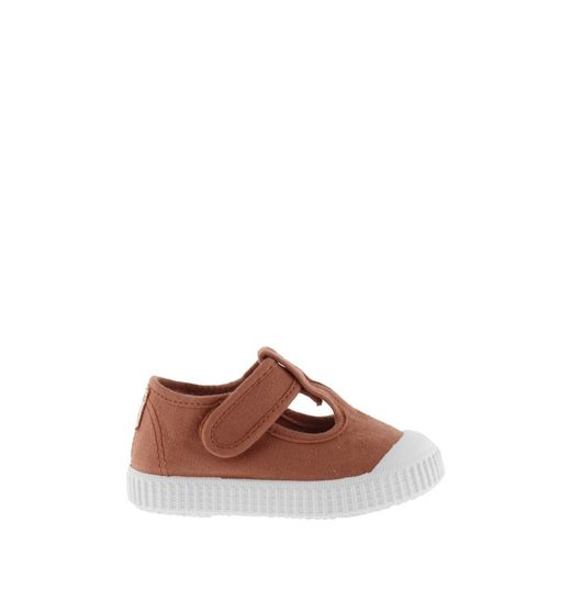 Zapatos Victoria 136625 lonas teja
