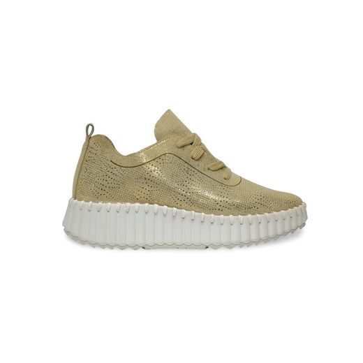 Zapatos Walk & Fly 9837 piel vegana dorado