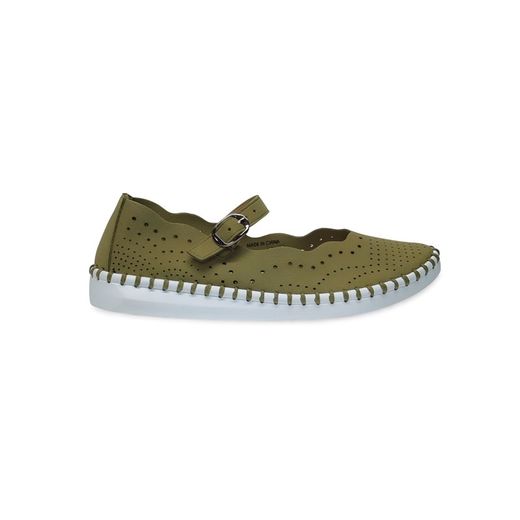 Zapatos Walk & Fly 9933 piel vegana kaki
